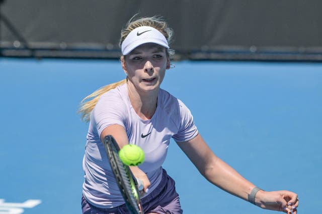 <p>Britain’s Katie Boulter is through in qualifying at the Australian Open</p>