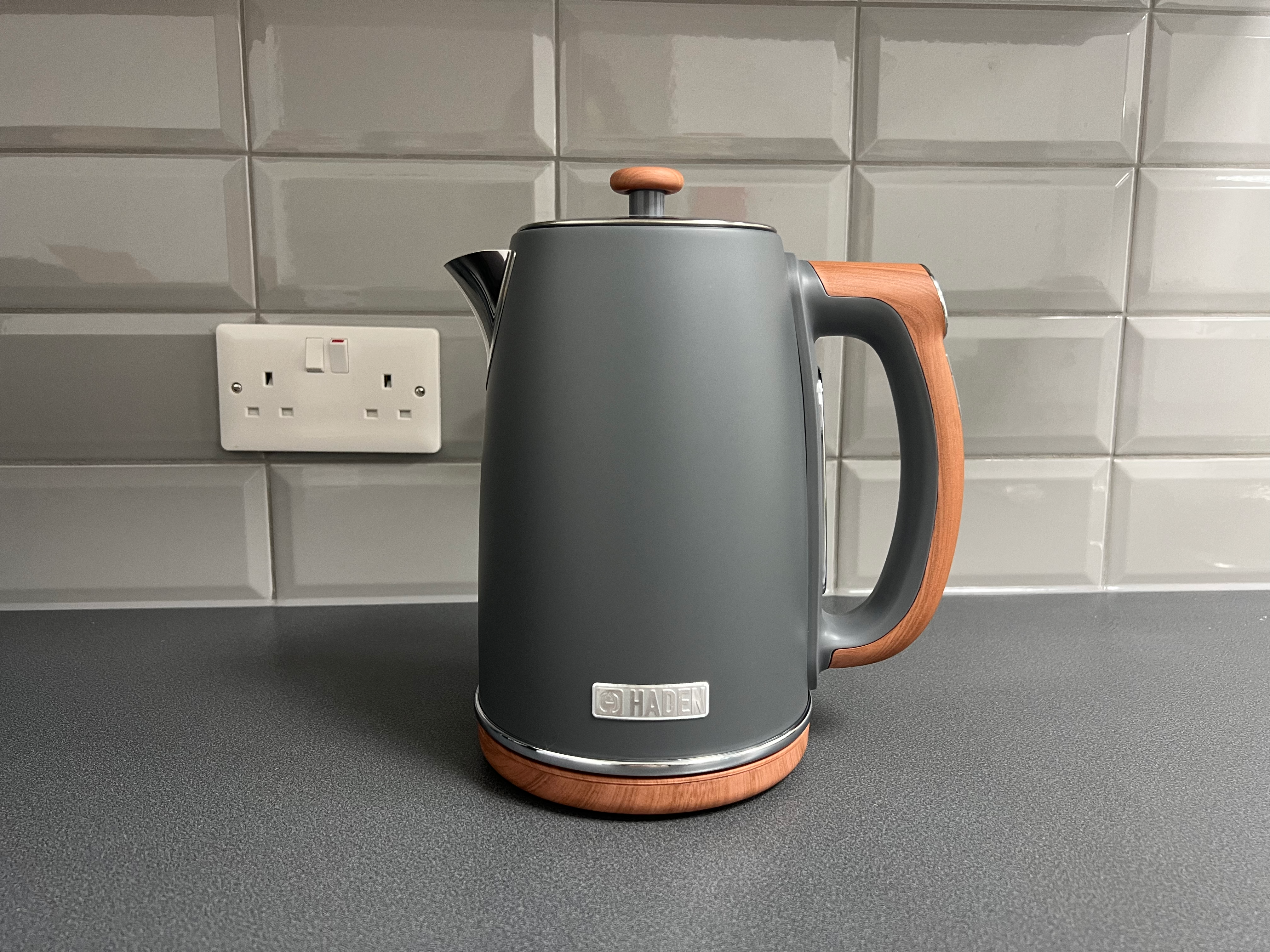 Haden Dorchester grey 1.7l digital variable temperature kettle