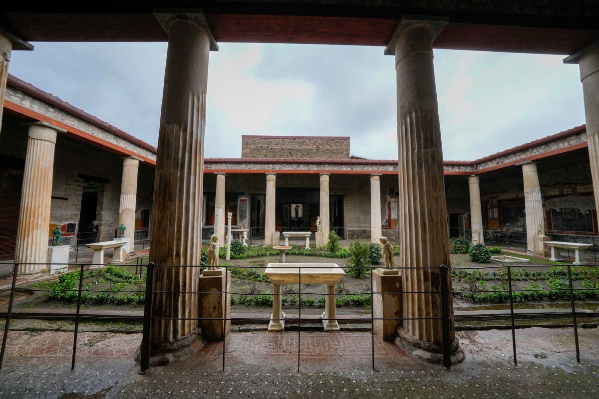 Newly restored house in Pompeii offers glimpse of elite life
