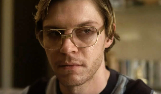 <p>Evan Peters in Netflix’s Jeffrey Dahmer series, ‘Monster’</p>