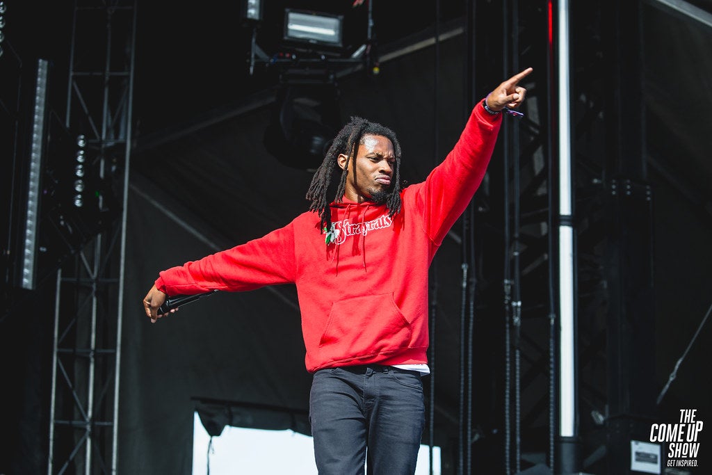 Denzel Curry performs at Canada’s Osheaga festival in 2017