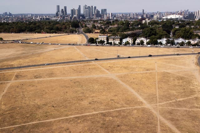 The UK, and much of Europe, saw record-breaking heat and drought in 2022 (Aaron Chown/PA)