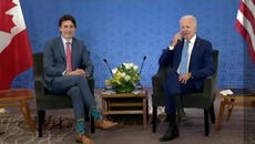Biden blanks question about classified documents during Trudeau sitdown