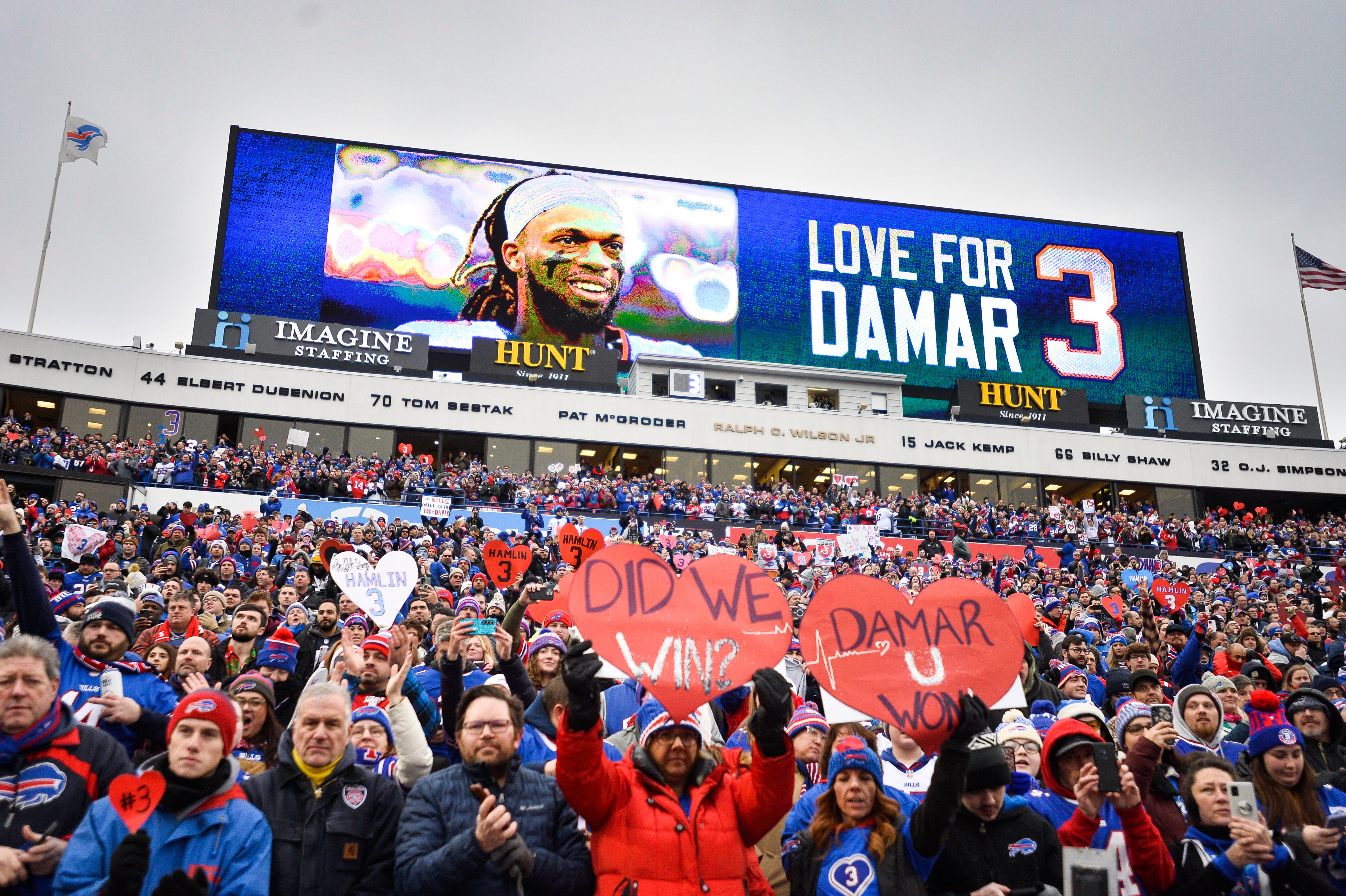 The Bills have been inspired by Damar Hamlin’s recovery