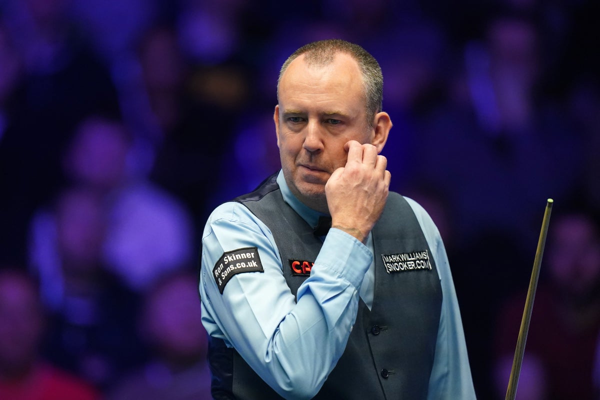 Mark Williams is furious after challenging Wasp’s attack to advance to the Masters