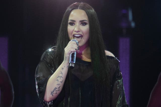 Demi Lovato (John Linton/PA)