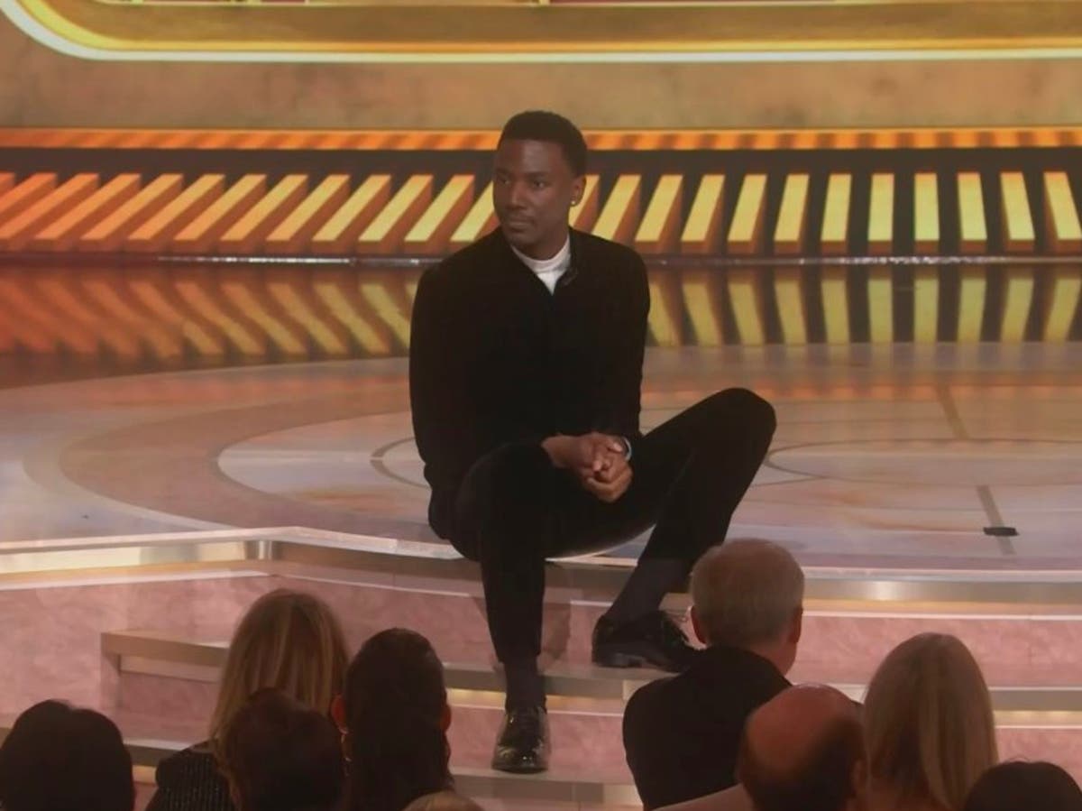 Golden Globes presenter Jennifer Coolidge gives ‘Oscar’ award to Tyler James Williams in joke – live updates and winners