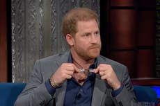 Prince Harry reveals sentimental meaning of necklace he claims Prince William ‘ripped’ during fight