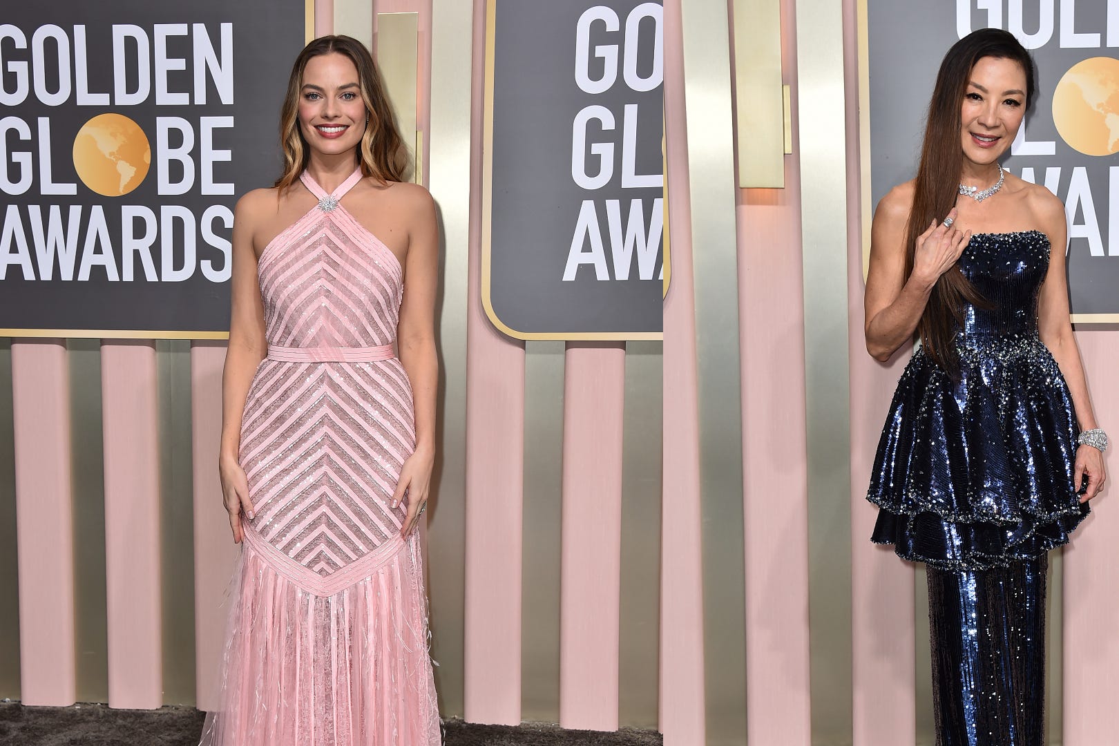 Margot Robbie: The star's Golden Globes gown took over 750 hours