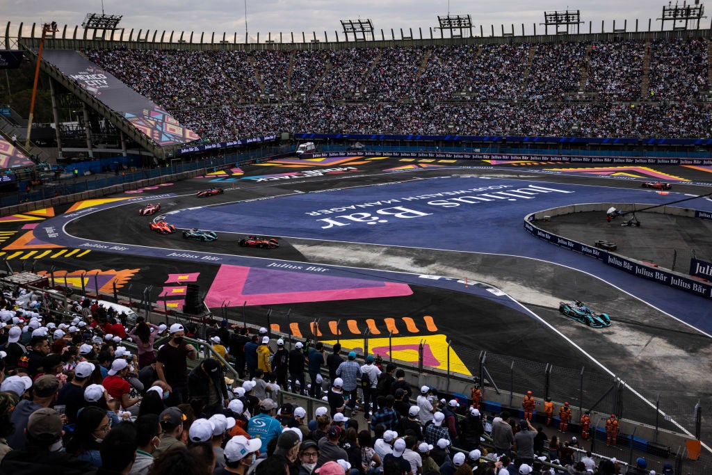 A view of the Mexico E-Prix