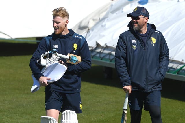 <p>Killeen (right) coached England captain Ben Stokes at Durham </p>