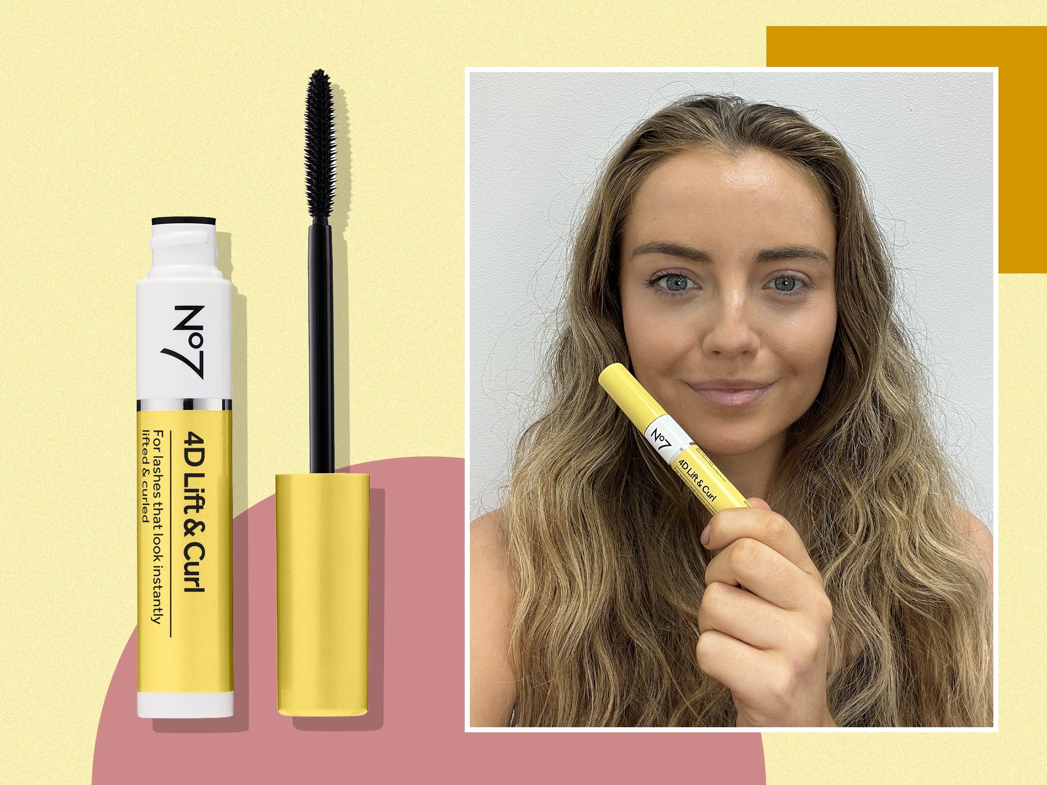 The 4D mascara lengthens, lifts, curls and coats lashes