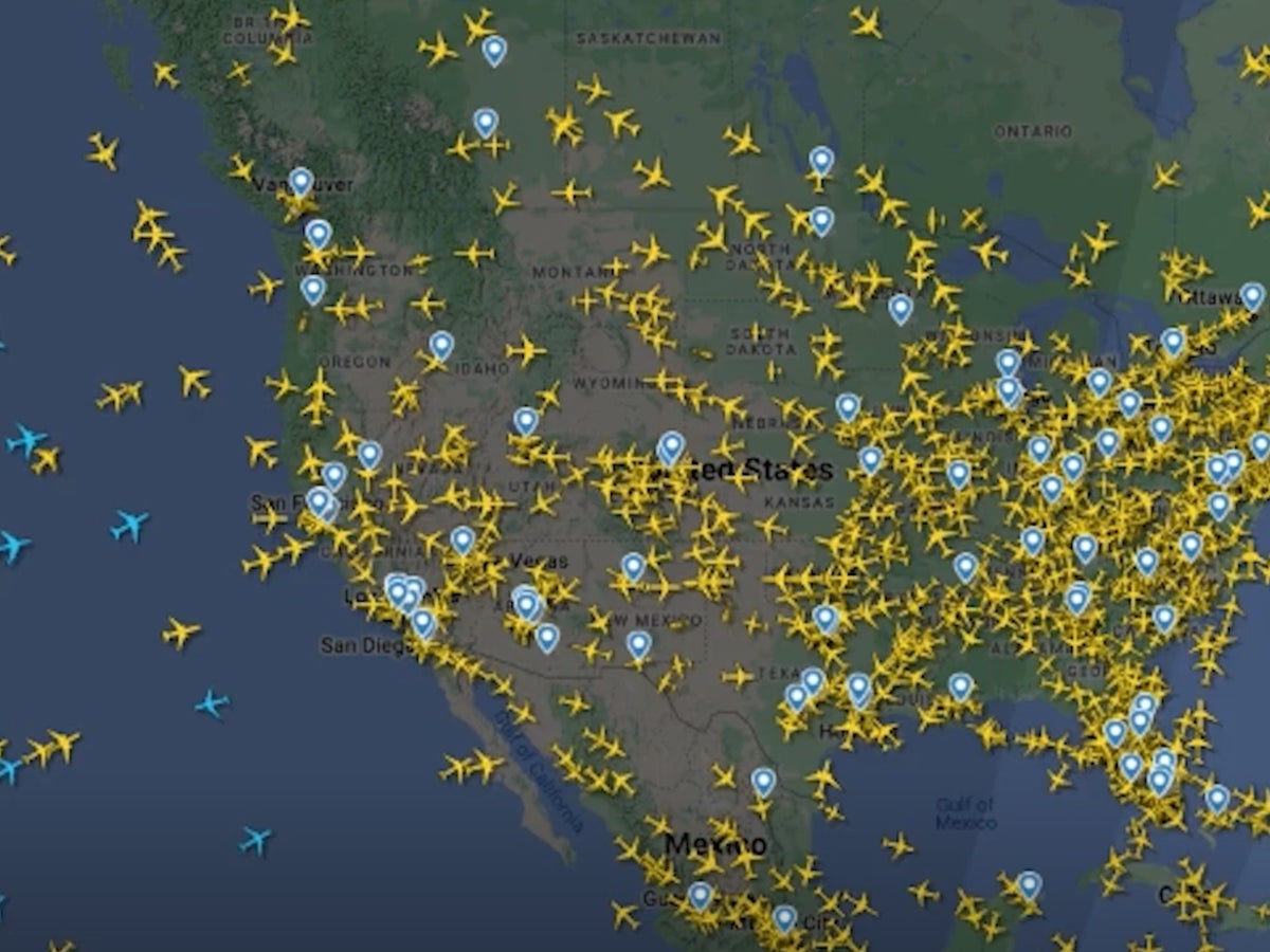 US flights grounded – live: Hundreds delayed and dozens cancelled amid FAA computer glitch