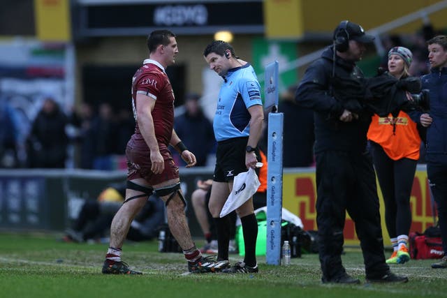 <p>The flanker was hurt in Sale’s Premiership game against Harlequins</p>