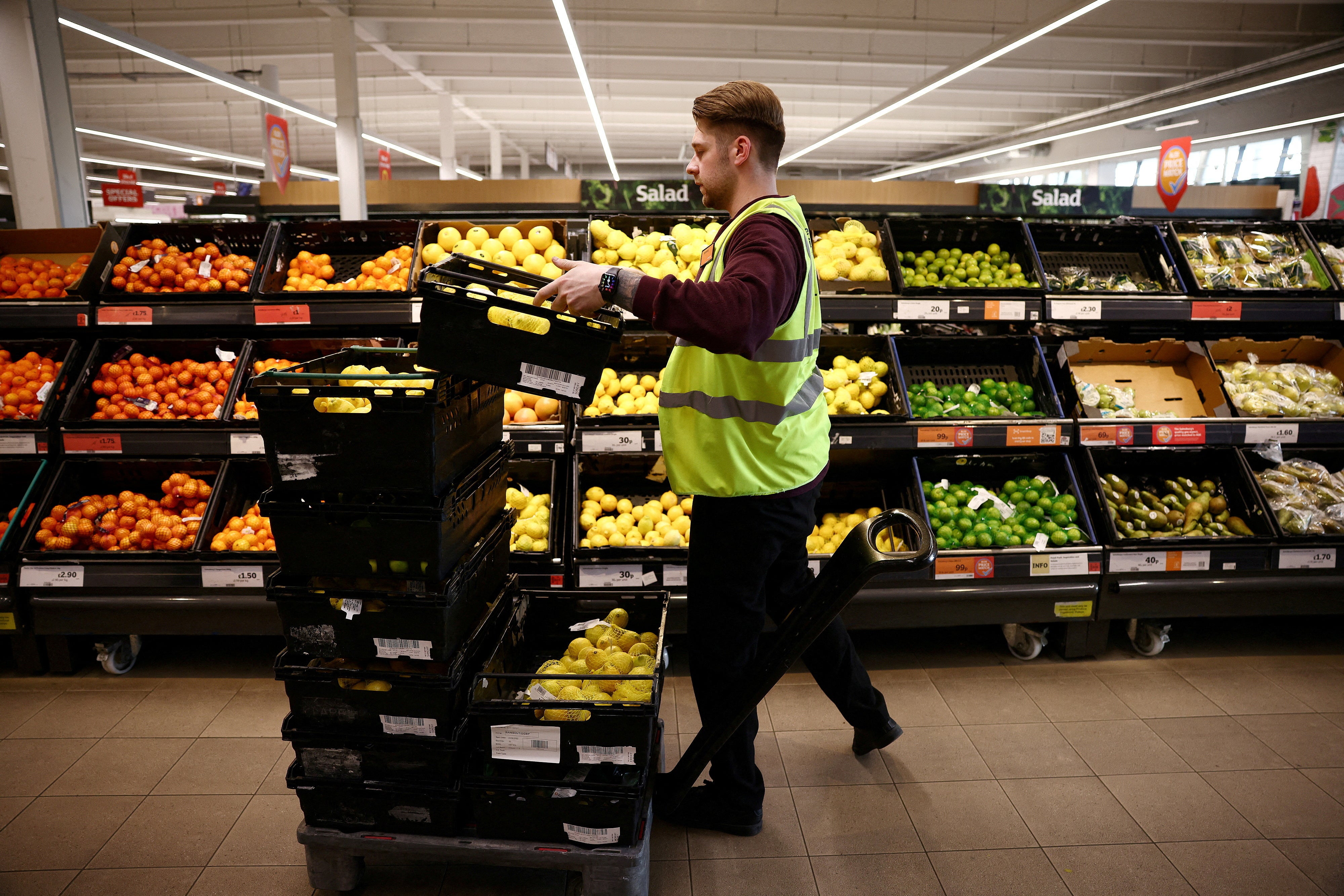 Sainsbury’s has said early Christmas shopping and customers watching the World Cup at home helped increase sales over the key festive quarter despite pressure on shoppers from the rising cost of living