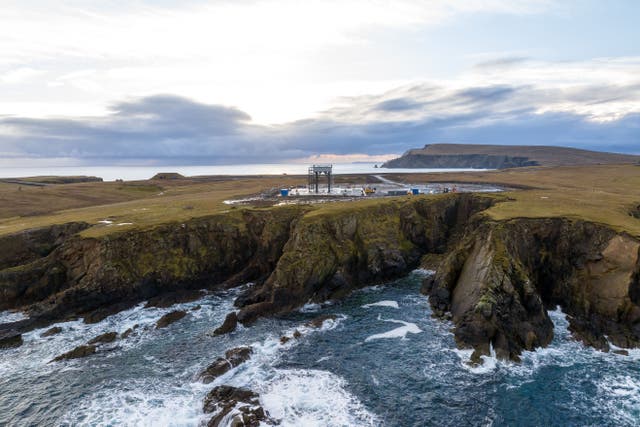 A launch pad in Unst will be used (handout/PA)