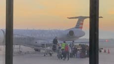 Moment passengers forced to walk back to gate after boarding due to FAA computer outage