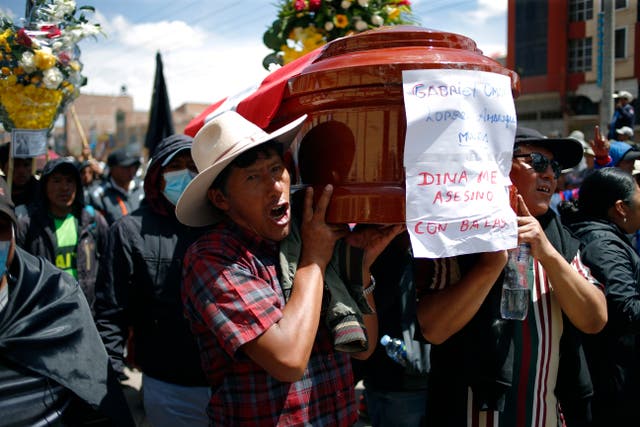 APTOPIX Peru Political Crisis