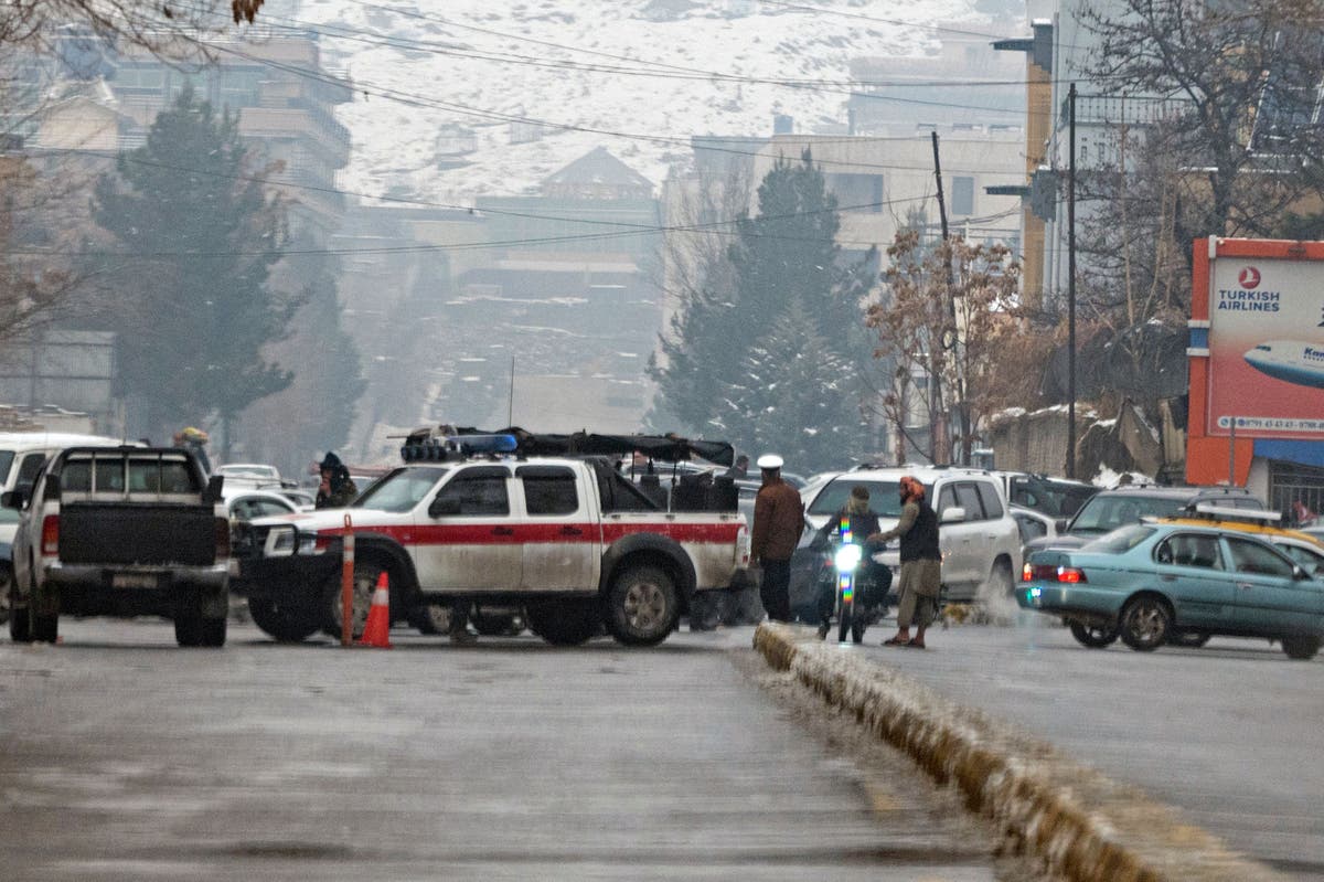 Isis says ‘martyrdom-seeker’ carried out deadly suicide bombing outside Afghanistan foreign ministry