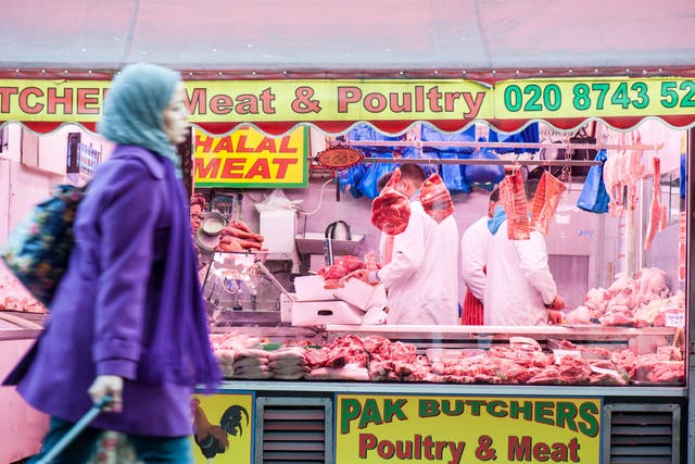 Ministers will ask shoppers if they want products containing meat from ritual slaughter to be clearly labelled (Gregory Wrona/Alamy/PA)