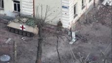 Ukraine: Dramatic video captures medical evacuation amid fighting in Soledar