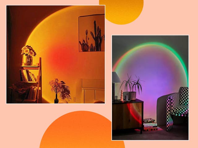 <p>Shop sunset lamps at Amazon and Urban Outfitters from £11.99</p>