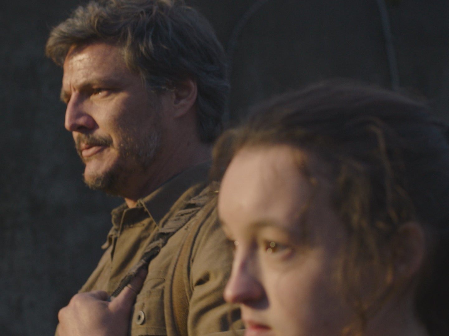 Pedro Pascal and Bella Ramsey in ‘The Last of Us'