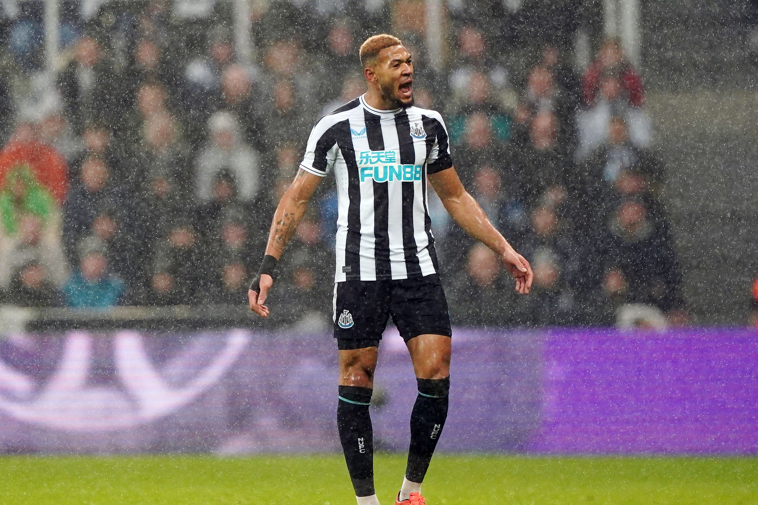 Newcastle United’s Joelinton has been charged with drink driving (Owen Humphreys/PA)