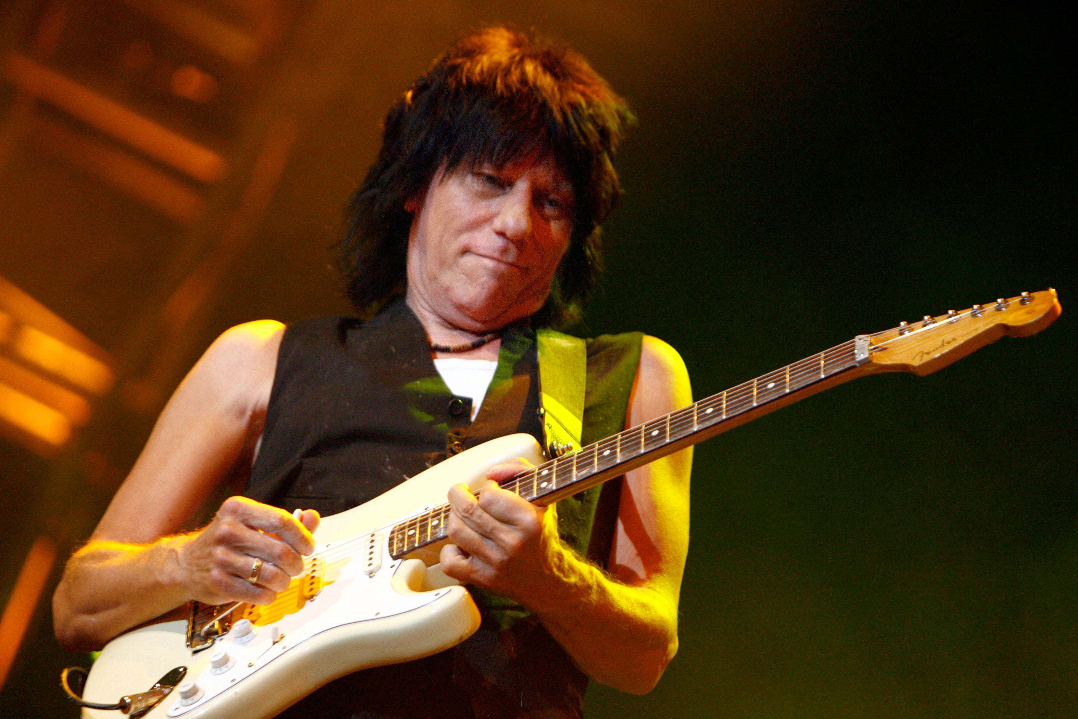 Jeff Beck performing at the 41st Montreux Jazz Festival