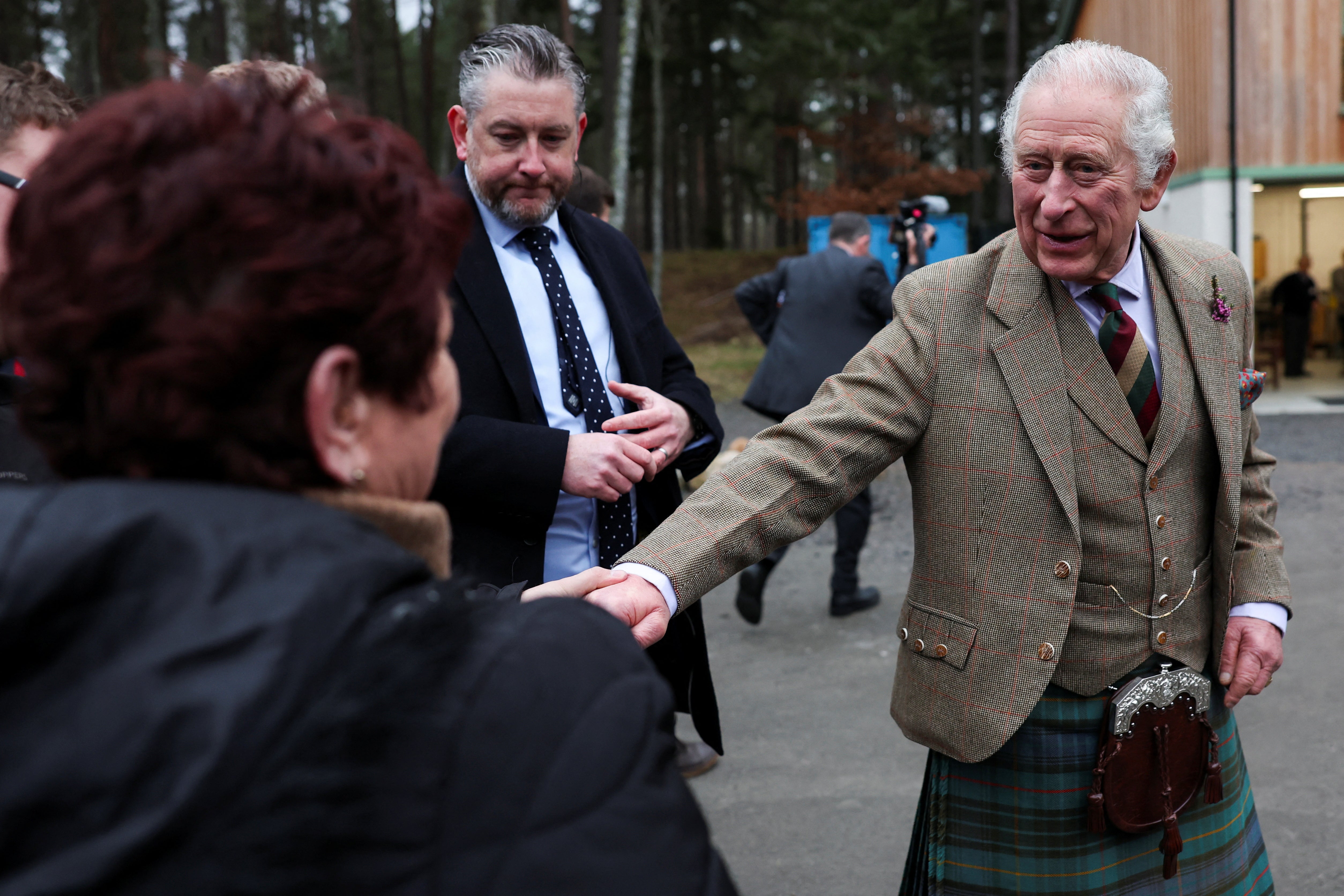 Charles visits the Aboyne and Mid Deeside Community Shed