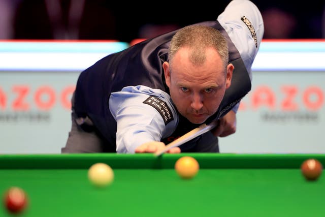 Mark Williams during his match against Ronnie O’Sullivan on day five of the Cazoo Masters at Alexandra Palace, London. Picture date: Thursday January 12, 2023.