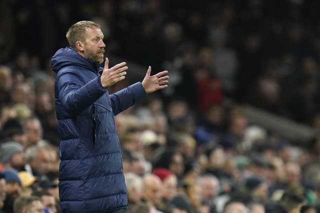 Graham Potter’s Chelsea slumped to another defeat at Fulham (Andrew Matthews/PA)
