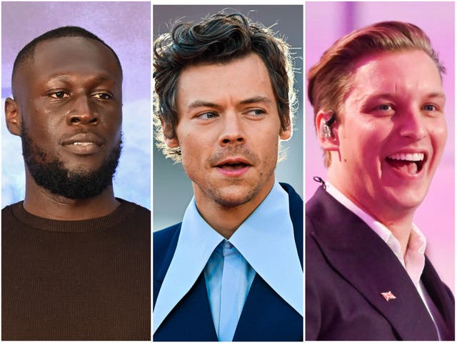 <p>Stormzy Georfe Ezra Harry Styles</p>