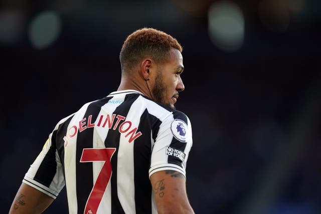 Newcastle midfielder Joelinton could be dropped for Sunday’s Premier League clash with Fulham (Mike Egerton/PA)