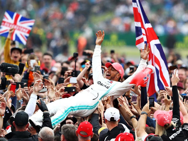 <p>The British Grand Prix is a hugely popular event </p>