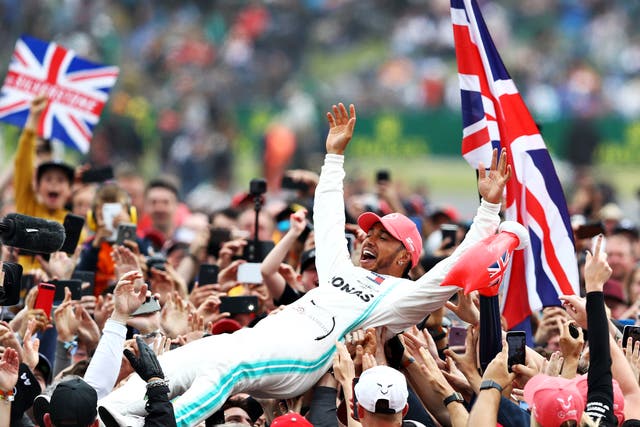 <p>The British Grand Prix is a hugely popular event </p>