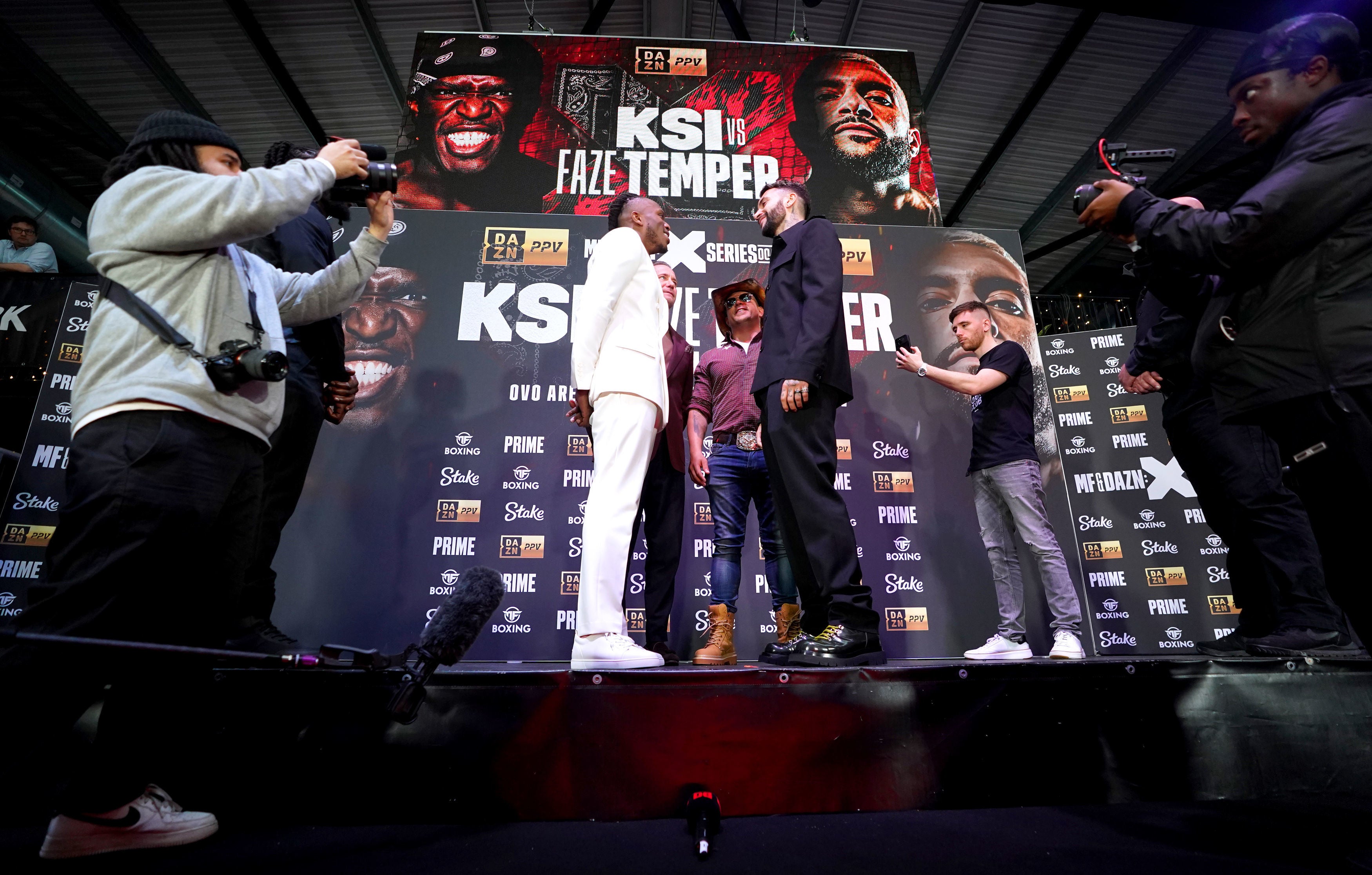KSI vs FaZe Temperrr live stream How to watch fight online and on TV today The Independent