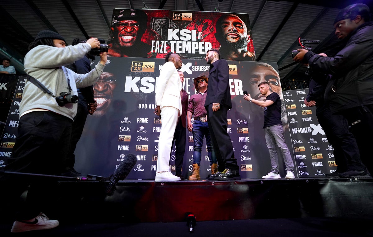 KSI vs FaZe Temperrr Live Stream: How to Watch The Fight Online & TV Channel Today