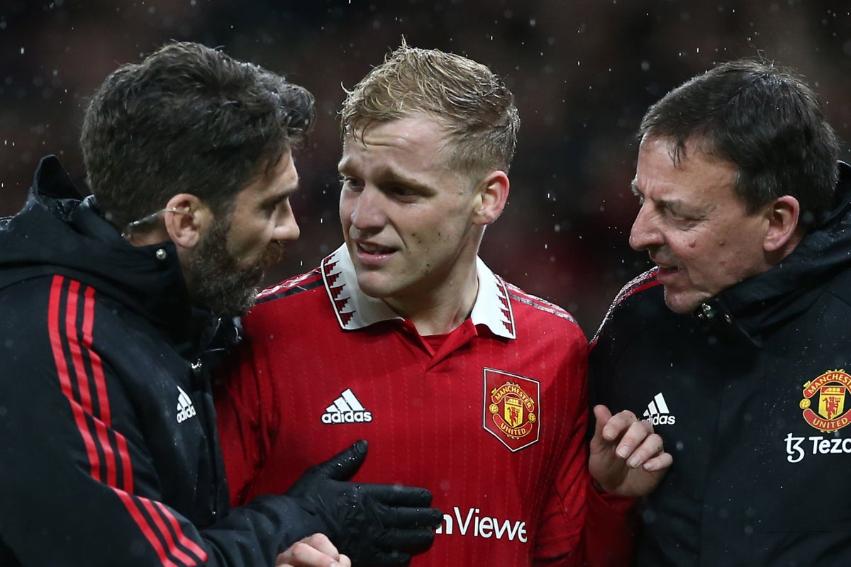 Donny van de Beek: Manchester United midfielder out for rest of season