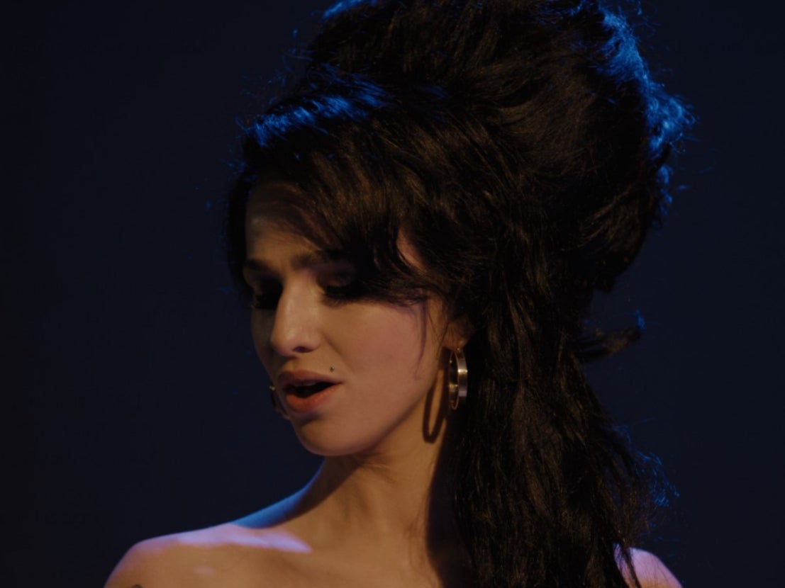 Marisa Abela as Amy Winehouse in ‘Back to Black’