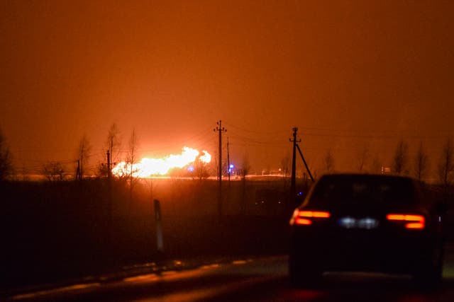 Lithuania Pipeline Explosion