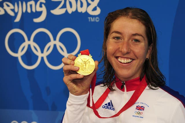 Nicole Cooke won Britain’s first gold of the 2008 Olympic Games in Beijing (John Giles/PA)