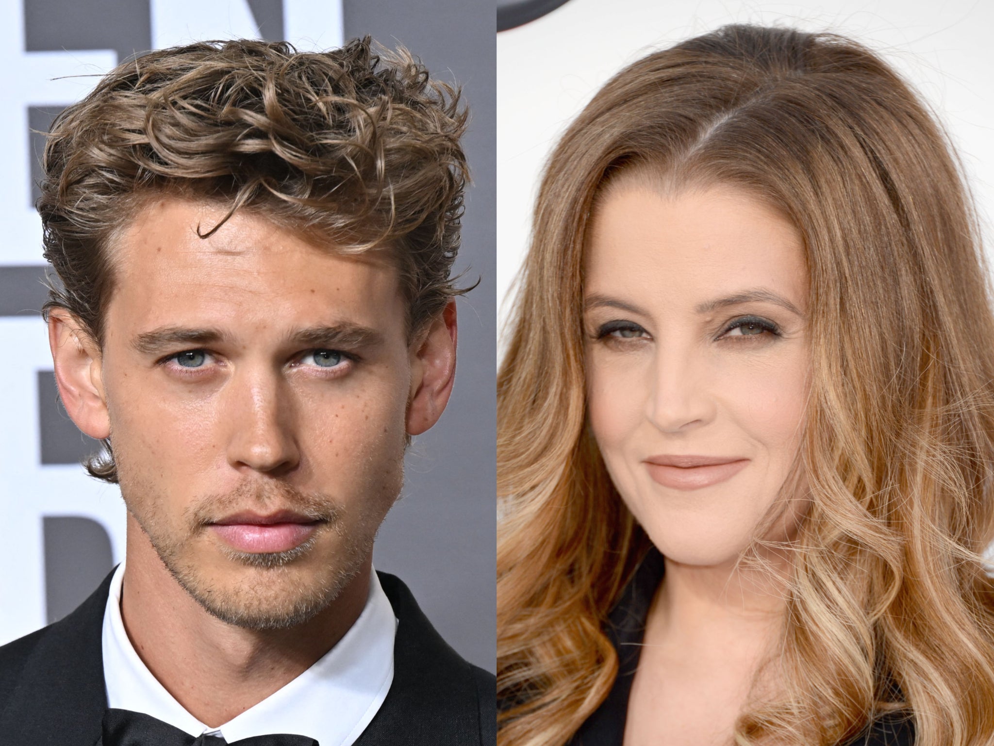 <p>Austin Butler and Lisa Marie Presley</p>