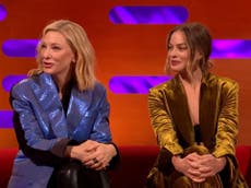 Cate Blanchett criticised for ‘condescending’ response to Margot Robbie comment on Graham Norton