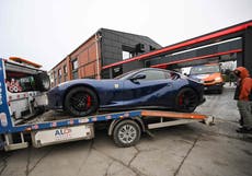 Romanian authorities seize more luxury cars from Andrew Tate’s compound