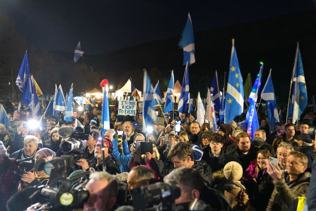 The SNP will hold a conference on independence in March (Jane Barlow/PA)