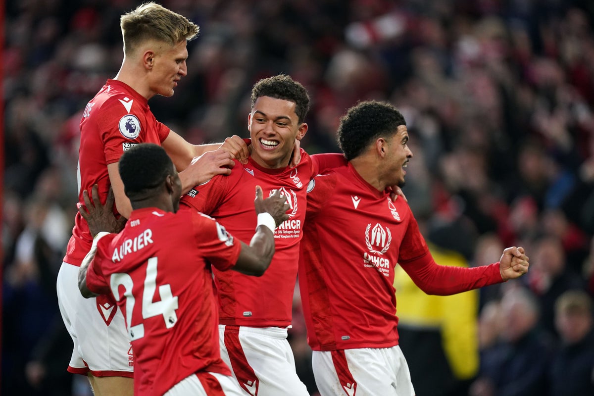 Brennan Johnson boosts Nottingham Forest survival bid with brace to beat Leicester