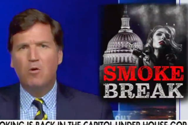 <p>Tucker Carlson was mocked on Twitter for asking why tobacco is considered so dangerous</p>