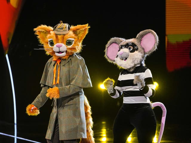 <p>Cat and Mouse on ‘The Masked Singer'</p>