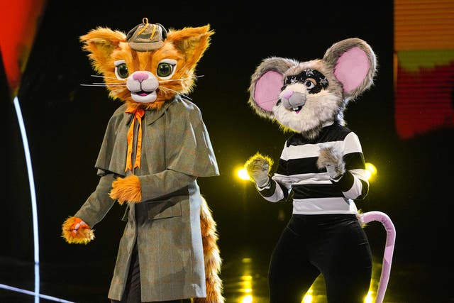 <p>Cat and Mouse on ‘The Masked Singer'</p>